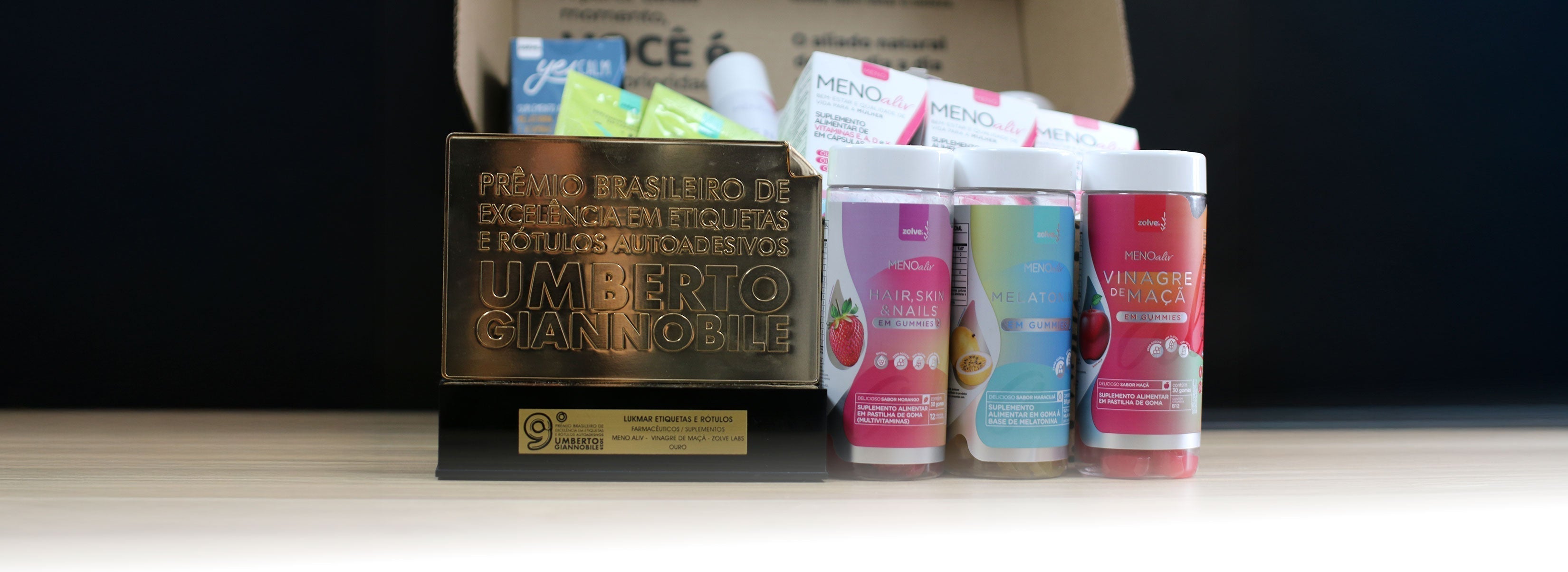 Gummies Meno Aliv conquistam Prêmio de Excelência em Etiquetas e Rótulos