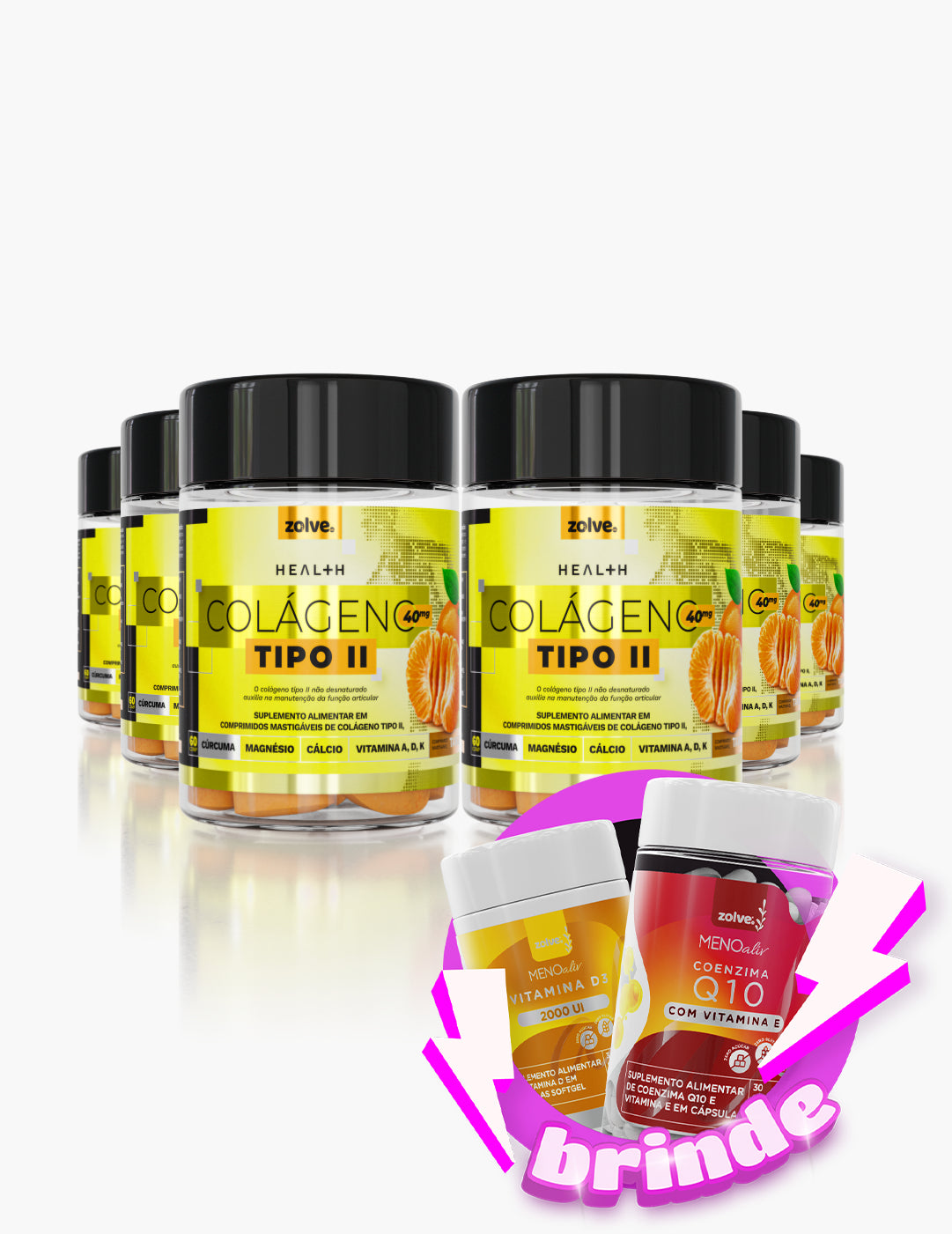 Zolve Colágeno Tipo 2 - Tratamento 180 dias