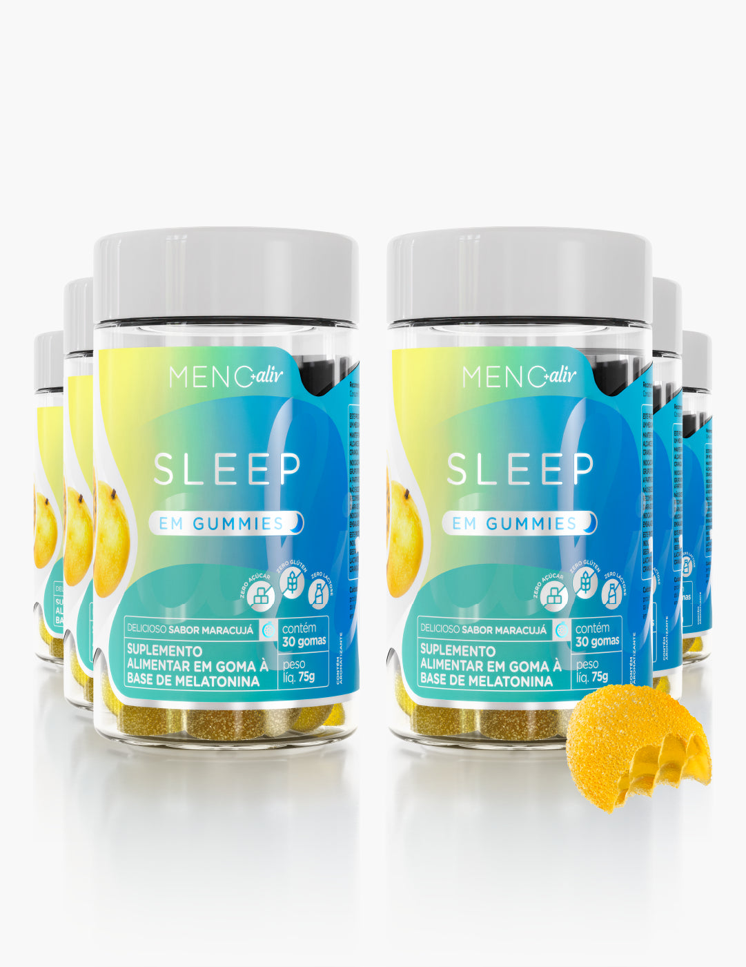 Gummie Melatonina Sleep - Tratamento 180 dias