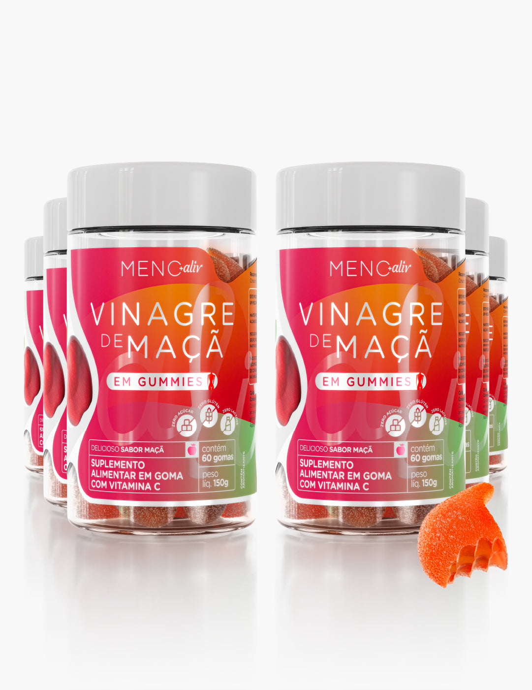 Gummie Vinagre de Maça - Tratamento 180 dias
