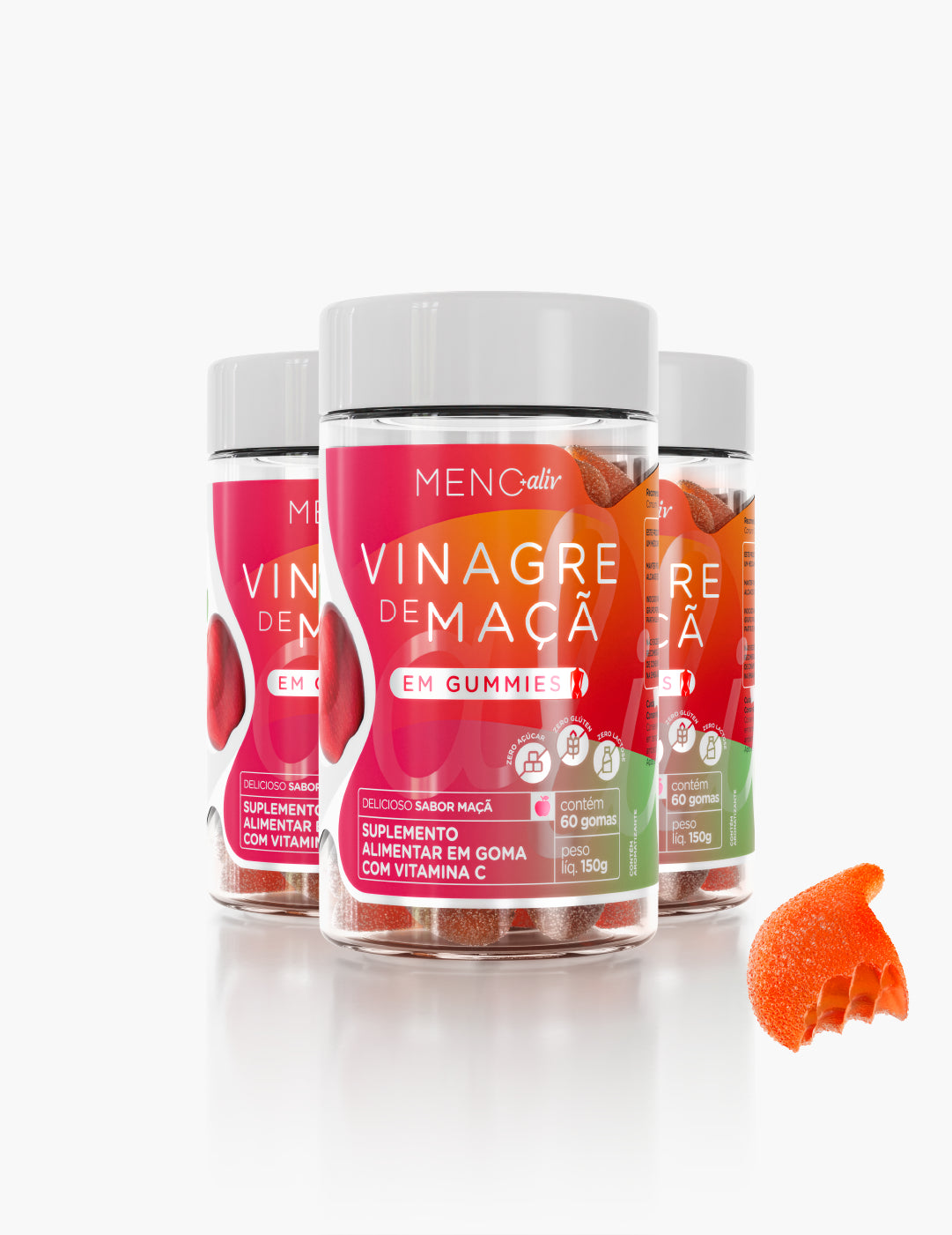 Gummie Vinagre de Maça - Tratamento 90 dias